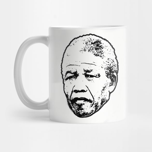 Nelson Mandela head by UrbanLifeApparel